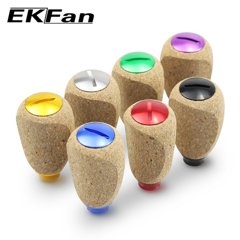 EKFan 1PC 42mm Cork Wooden Spi - Reel Drag Knob recension och pris
