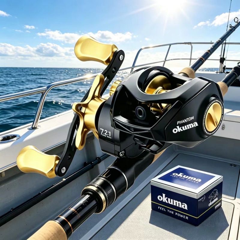 OKUMA Baitcaster Fishing Reel  - Surf Reel recension och pris